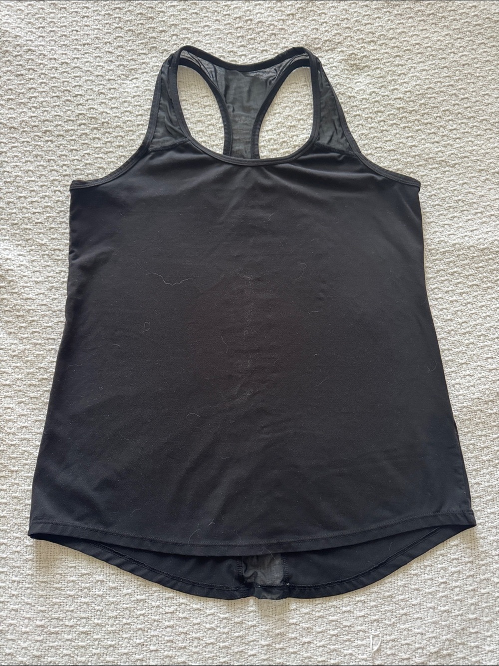 Fabletics Black Racerback Active Tank